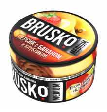 Смесь BRUSKO, 50 г, Персик с бананом и клубникой, Medium