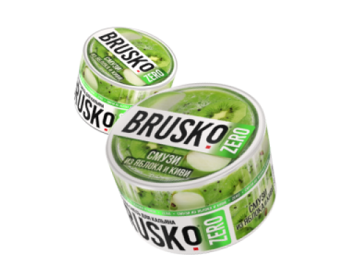 Смесь Brusko ZERO Смузи из яблока и киви, 50 гр