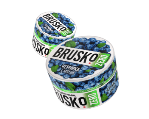 Смесь Brusko ZERO Черника с мятой, 50 гр