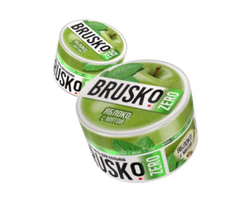 Смесь Brusko ZERO Яблоко с мятой, 50 гр