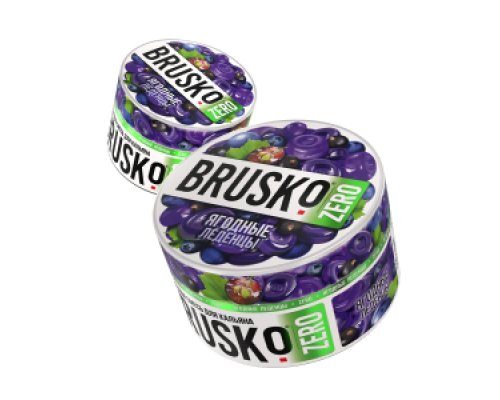 Смесь Brusko ZERO Ягодные леденцы, 50 гр