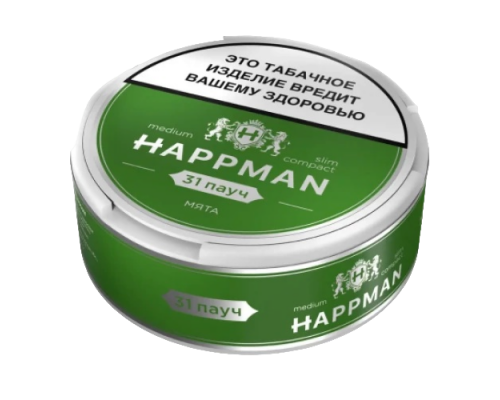 Жевательный табак Happman slim medium - Мята Жевательный табак Happman slim medium - Мята