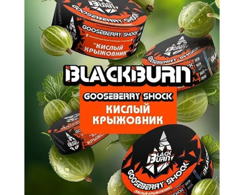 Табак Burn BLACK Gooseberry shock, 25 гр. Табак Burn BLACK Gooseberry shock, 25 гр.