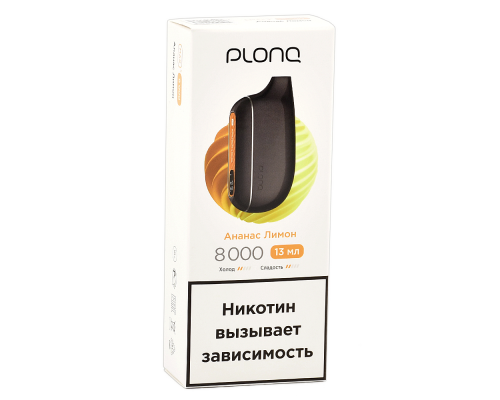 Одноразовая ЭС PLONQ MAX S - Ананас лимон (8000) Одноразовая ЭС PLONQ MAX S - Ананас лимон (8000)