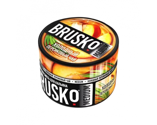 Смесь BRUSKO, 50 г, Холодный персиковый чай, Medium