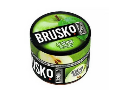 Смесь BRUSKO, 50 г, Зеленое яблоко, Medium Смесь BRUSKO, 50 г, Зеленое яблоко, Medium