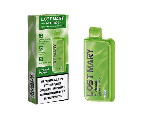 Одноразовая ЭС Lost Mary Green mango (10000)