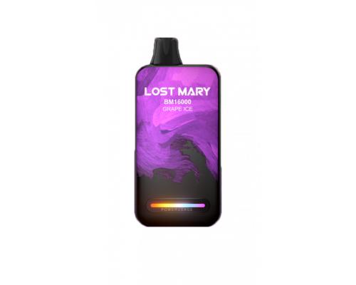 Одноразовая ЭС Lost Mary Grape ice (16000)