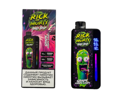 Одноразовая ЭС Rick and Morti Bad Trip - Grape Chupa-Chups (25.000)