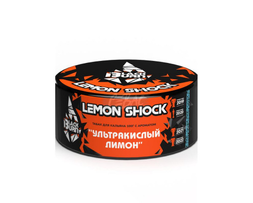 Табак Burn BLACK Lemon shock, 100 г