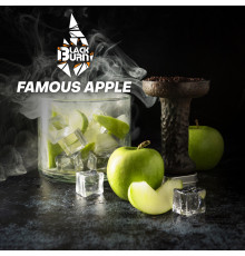Табак Burn BLACK Famous Apple (Зеленое яблоко), 100 г