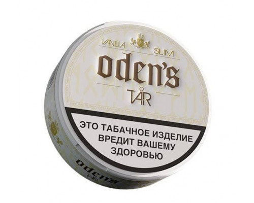 Жевательный табак ODENS TAR Slim - Vanilla, 10 гр