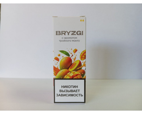 Жидкость Bryzgi Salt LIGHT Тройное манго, 30 мл Жидкость Bryzgi Salt LIGHT Тройное манго, 30 мл