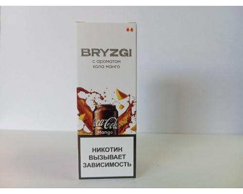 Жидкость Bryzgi Salt LIGHT Кола манго, 30 мл Жидкость Bryzgi Salt LIGHT Кола манго, 30 мл