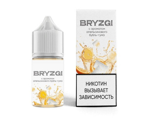 Жидкость Bryzgi Salt LIGHT Апельсиновый бубль-гум, 30 мл Жидкость Bryzgi Salt LIGHT Апельсиновый бубль-гум, 30 мл