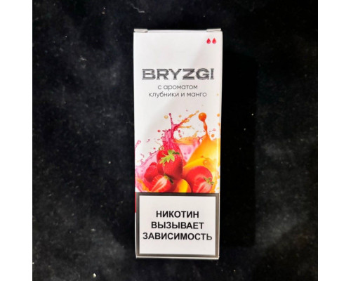 Жидкость Bryzgi Salt LIGHT Клубника манго, 30 мл Жидкость Bryzgi Salt LIGHT Клубника манго, 30 мл