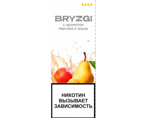 Жидкость Bryzgi Salt LIGHT Персик груша, 30 мл Жидкость Bryzgi Salt LIGHT Персик груша, 30 мл