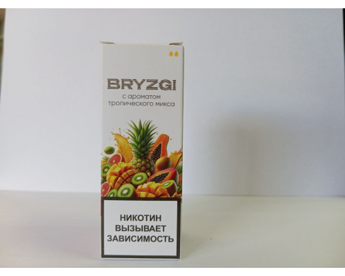 Жидкость Bryzgi Salt LIGHT Тропический микс, 30 мл Жидкость Bryzgi Salt LIGHT Тропический микс, 30 мл