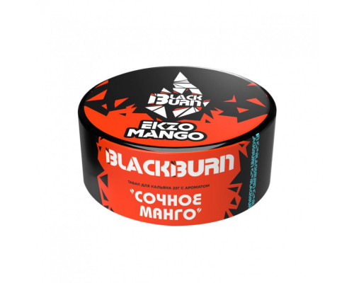 Табак Burn BLACK Ekzo mango, 100 г