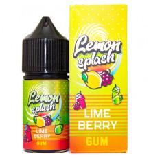 Жидкость LEMON SPLASH Salt 30мл "Lime berry gum" 2,0%STRONG