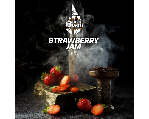 Табак Burn BLACK Strawberry Jam (Клубничное варенье), 100 г