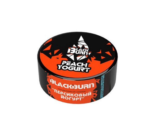 Табак Burn BLACK Peach yogurt (Персиковый йогурт) 25 гр.