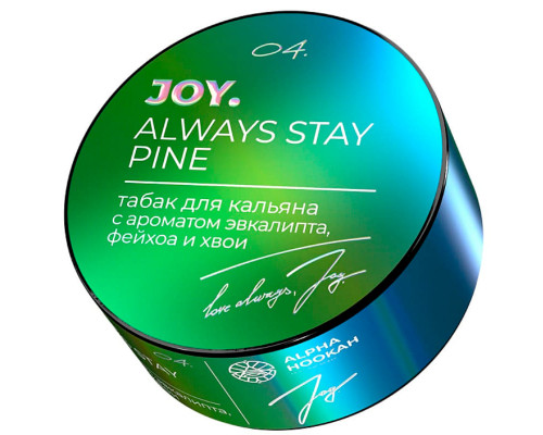 Табак Joy Always Stay Pine (Эвкалипт, Фейхоа, Хвоя), 25 гр Табак Joy Always Stay Pine (Эвкалипт, Фейхоа, Хвоя), 25 гр