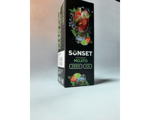 Жидкость Sunset - Mojito strawberry 0мг. 28мл.