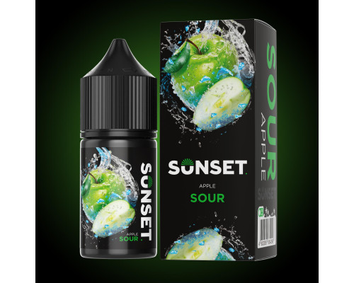 Жидкость Sunset - Sour apple 0мг. 28мл.