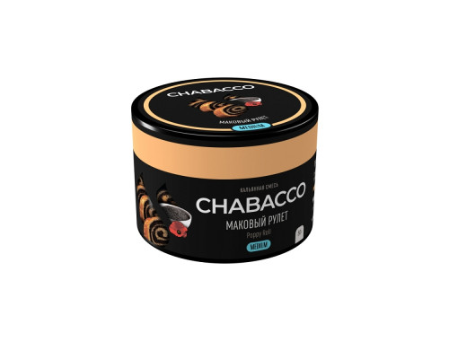 Смесь Chabacco Medium Маковый рулет, 50 гр. Смесь Chabacco Medium Маковый рулет, 50 гр.