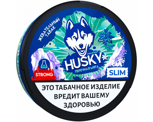 Жевательный табак Husky Strong Slim - Peppermint