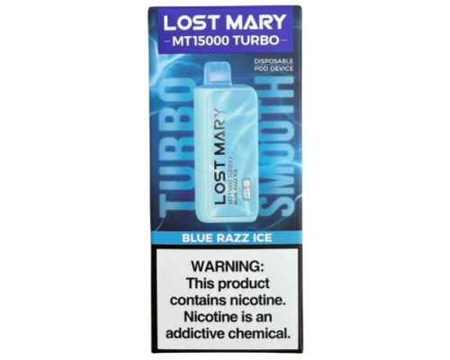 Одноразовая ЭС Lost Mary Blue razz ice (15000)