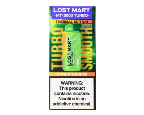 Одноразовая ЭС Lost Mary Citrus sunrise (15000) Одноразовая ЭС Lost Mary Citrus sunrise (15000)