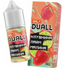 Жидкость DUALL Salt LIGHT Клубника лайм малина, 30 мл