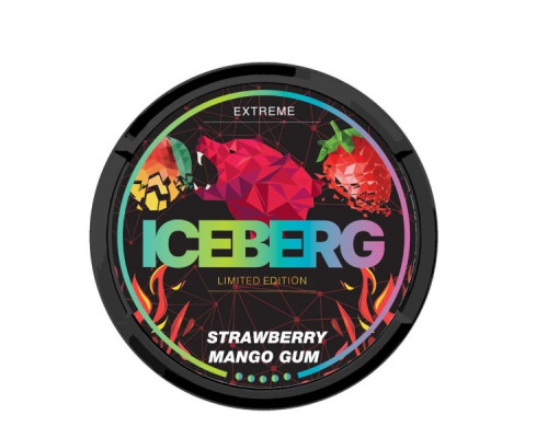 Жевательная смесь Iceberg Extreme - Strawberry mango gum 0.13 Жевательная смесь Iceberg Extreme - Strawberry mango gum 0.13