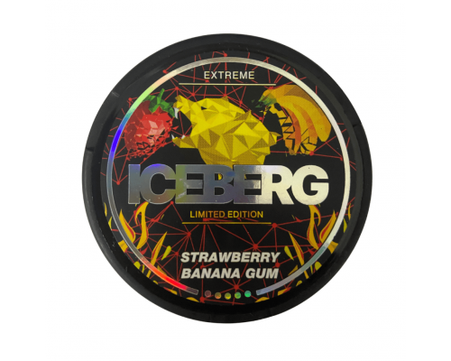 Жевательная смесь Iceberg Extreme - Strawberry banana gum 0.13
