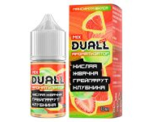 Ароматизатор DUALL Mix Кислая жвачка грейпфрут клубника, 13 мл