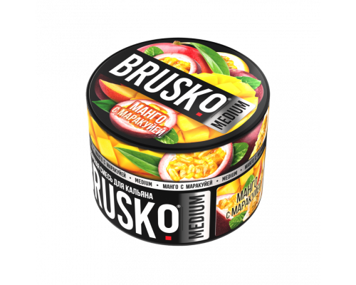 Смесь BRUSKO, 50 г, Манго с маракуйей, Medium