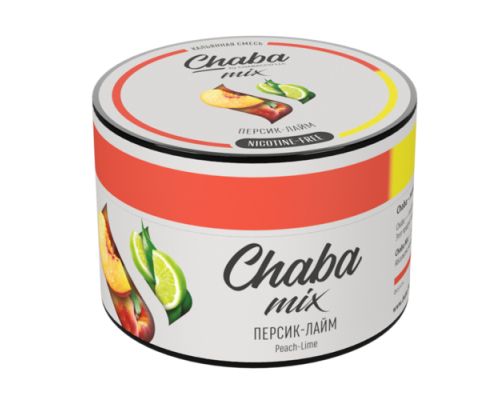 Смесь Chaba - Персик-Лайм (без никотина), 50 гр. Смесь Chaba - Персик-Лайм (без никотина), 50 гр.