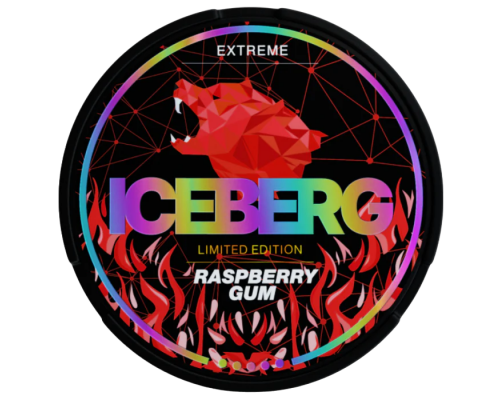 Жевательная смесь Iceberg Extreme - Raspberry gum 0.13