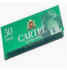 Бумага для самокруток Cartel Green 50x50