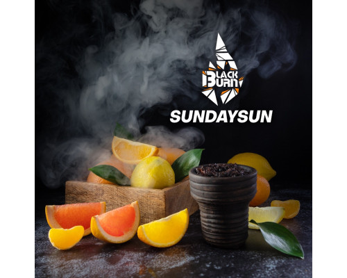 Табак Burn BLACK Sundaysun (Цитрусовый микс), 100 г