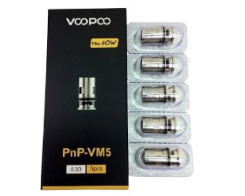 Испаритель Voopoo PnP-VM5 0.2ohm Coil (в упак. 5 шт.) 1 шт.