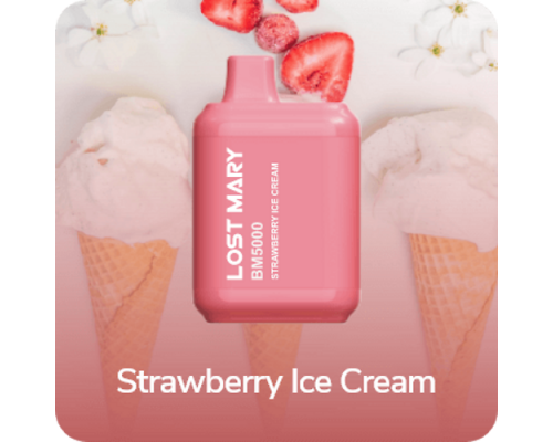 Одноразовая ЭС Lost Mary Strawberry Ice cream (5000)