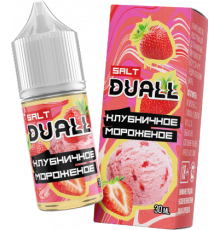 Жидкость DUALL Salt LIGHT Клубничное мороженое, 30 мл