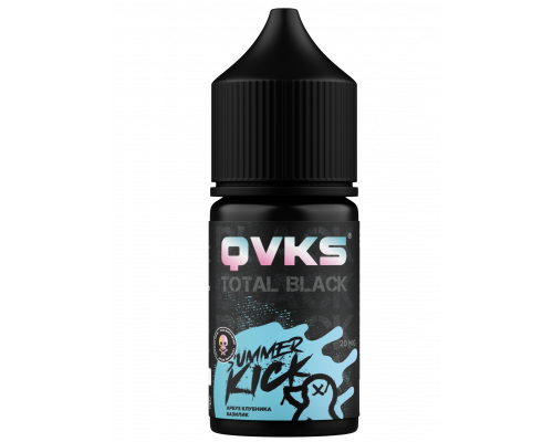 Ароматизатор QVKS TOTAL BLACK - Арбуз Клубника Базилик