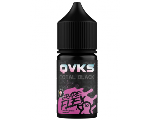 Ароматизатор QVKS TOTAL BLACK - Виноград Асаи Базилик