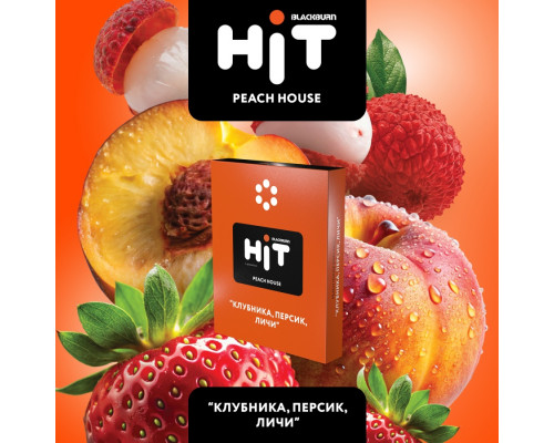 Табак для кальяна BLACKBURN HiT Peach House, 30г. Табак для кальяна BLACKBURN HiT Peach House, 30г.