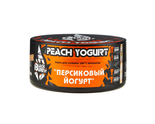 Табак Burn BLACK Peach Yogurt, 100 г