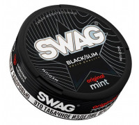 Жевательный табак Swag black slim - Ориг. мята